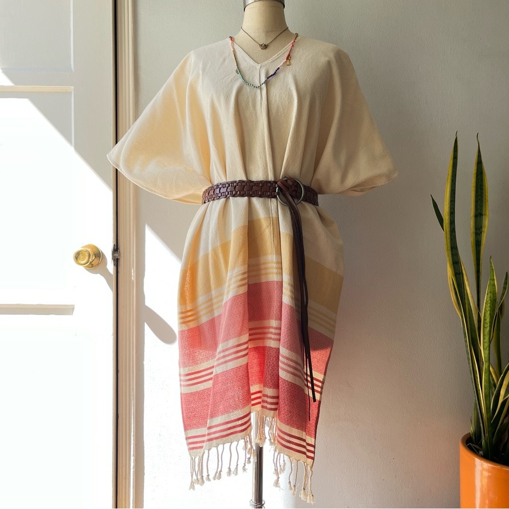 Tribe Alive• 100% Cotton Beach Poncho• NWOT• o/s